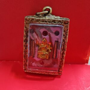 蝴蝶之王 Kruba Krissana Thep Jam Leng 护身符 Ganesh God