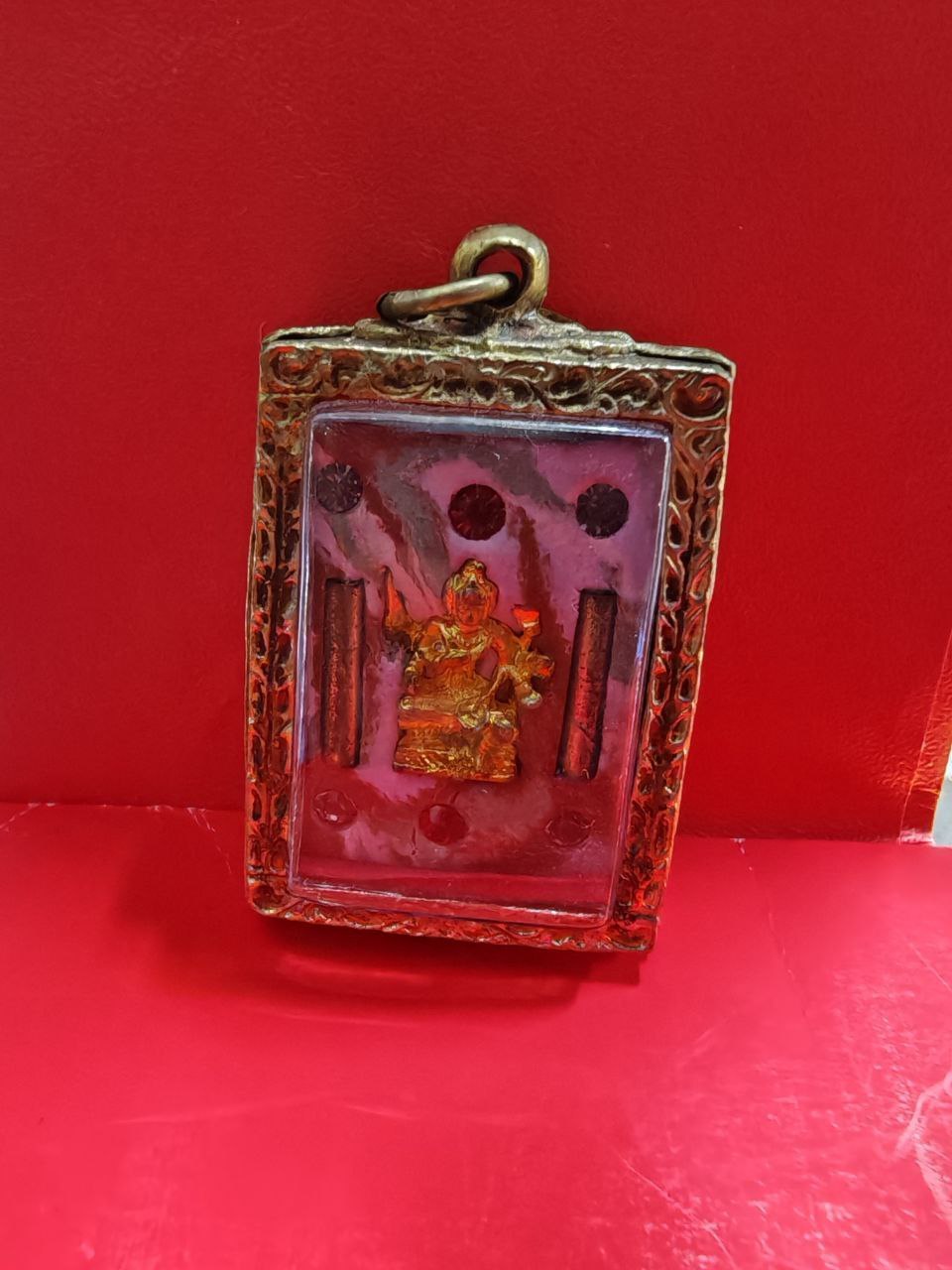 蝴蝶之王 Kruba Krissana Thep Jam Leng 护身符 Ganesh God
